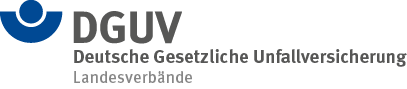 Logo der DGUV Landesverbände, verlinkt auf Kontaktseite mit Ansprechpartnern
